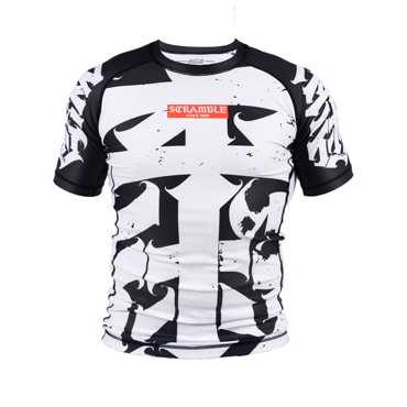Scramble HANZI RAshguard - black